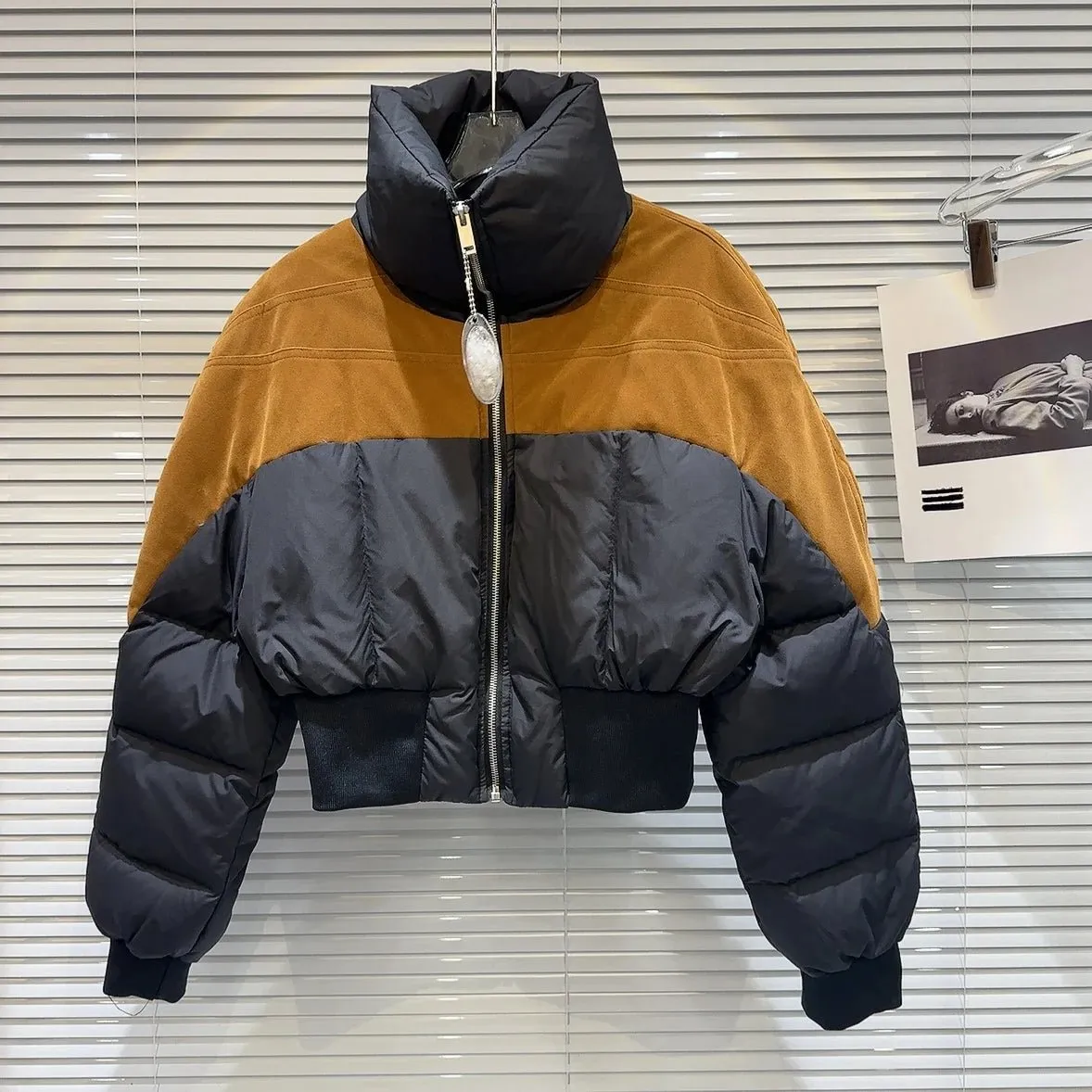 Pre Order:  Zip-Up Padded Short Jacket