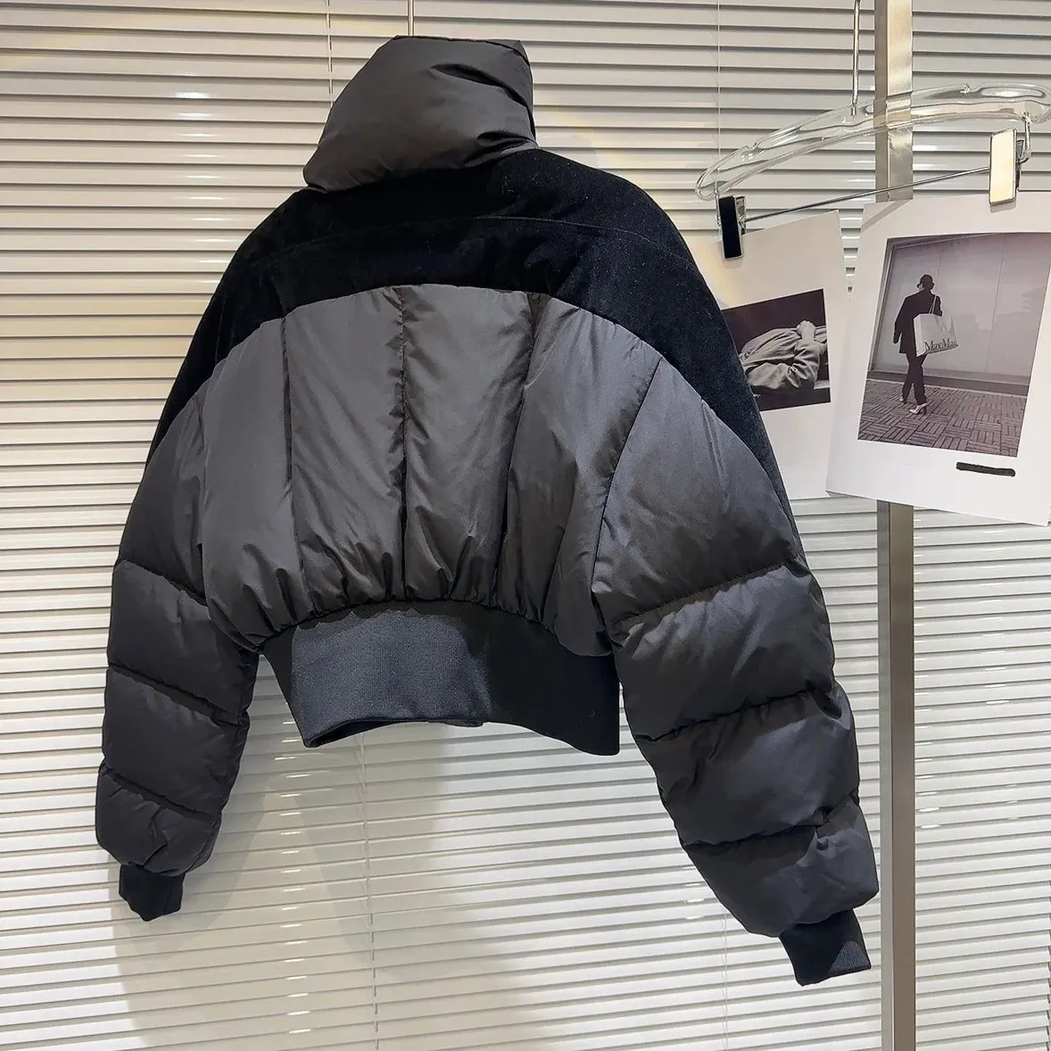 Pre Order:  Zip-Up Padded Short Jacket
