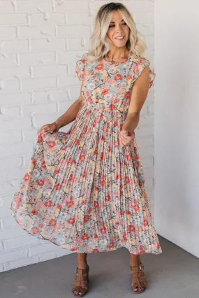 Primrose Pleated Midi Dress