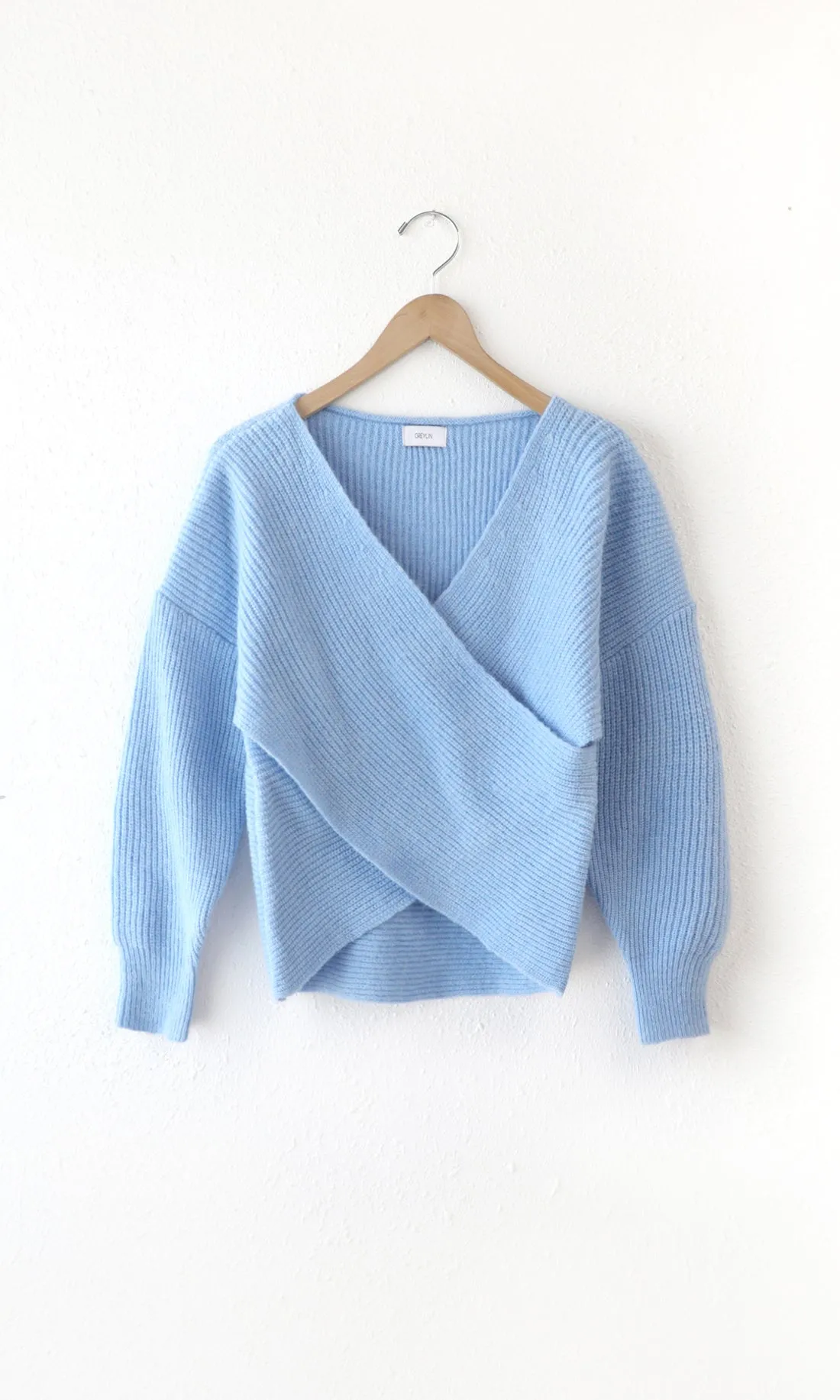 Rina Cross Front Cozy Sweater
