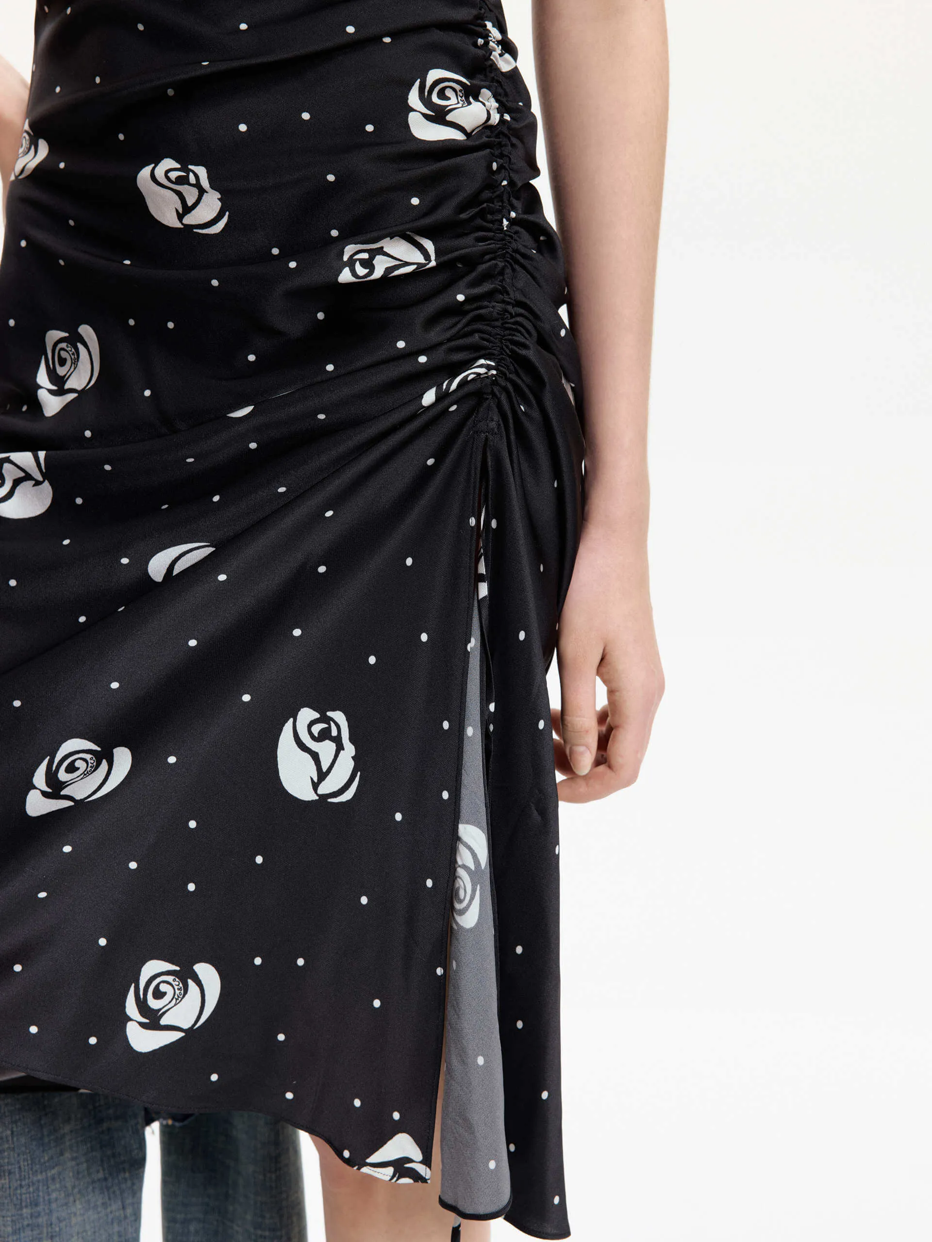 Rose Printed Tank Dress