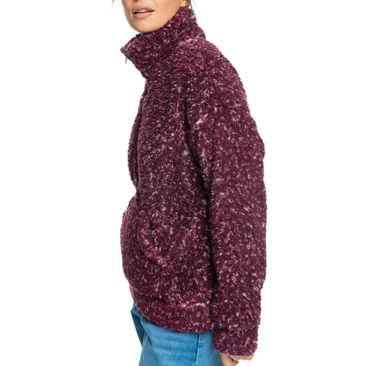Roxy Women's Bonfire On The Beach Half-Zip Fleece Jacket