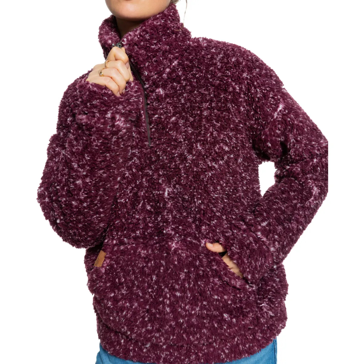 Roxy Women's Bonfire On The Beach Half-Zip Fleece Jacket