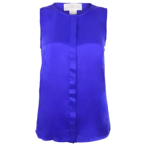 Shasha Button Down Blouse - Cobalt Blue