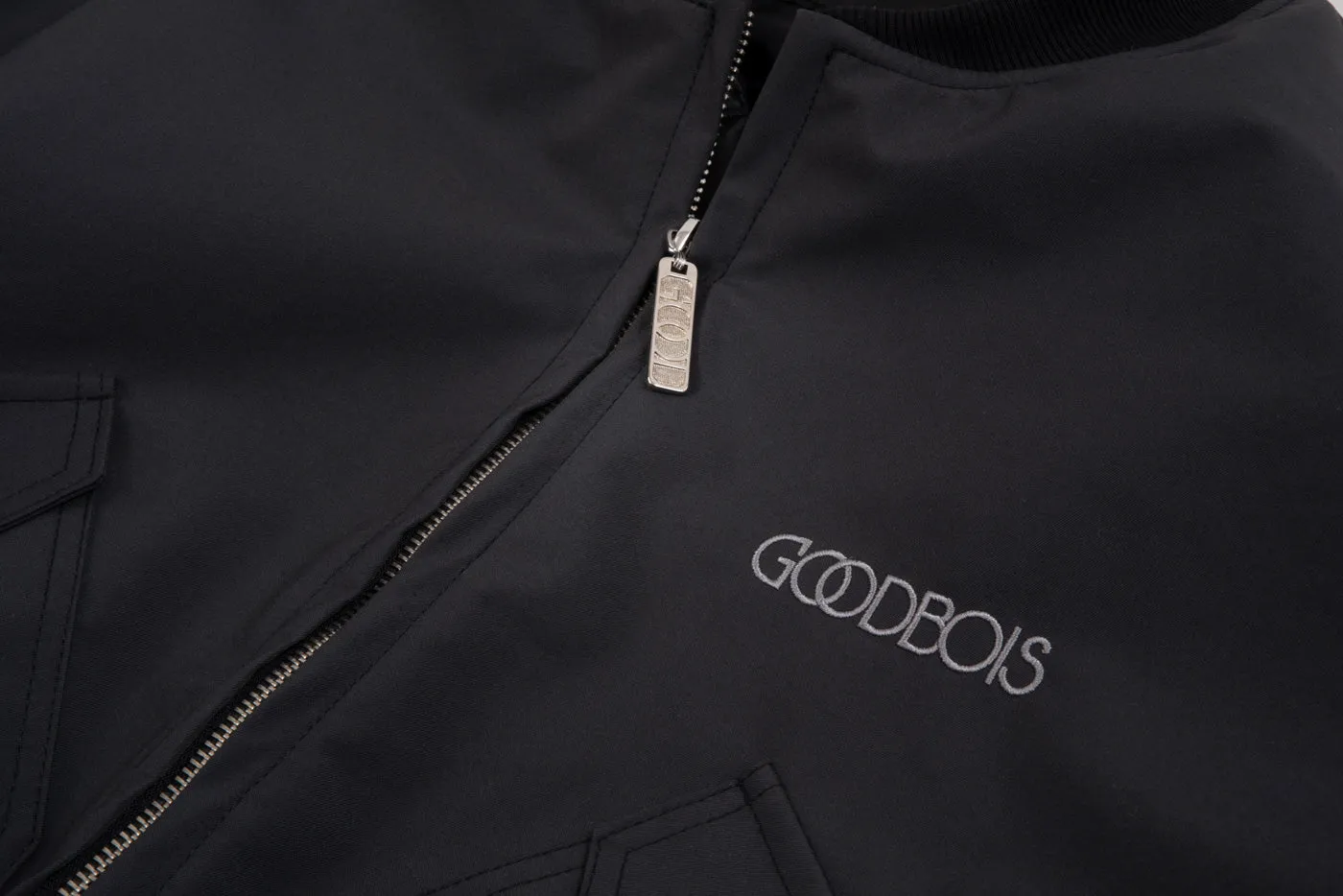 SHIA NYLON BOMBER JACKET GRY