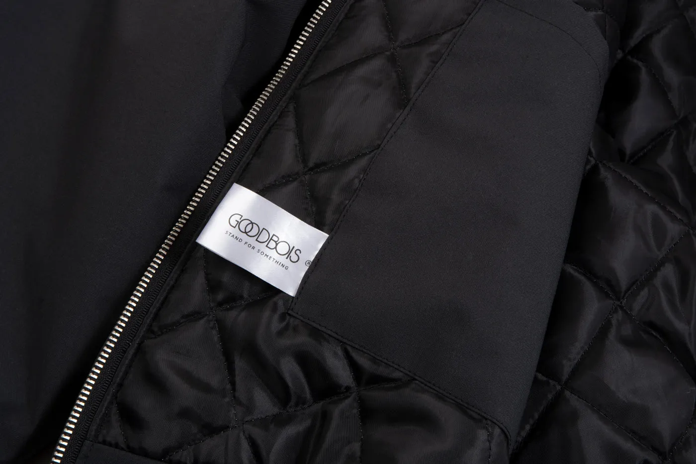 SHIA NYLON BOMBER JACKET GRY