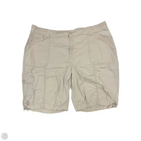 Shorts By St Johns Bay In Tan, Size: 20