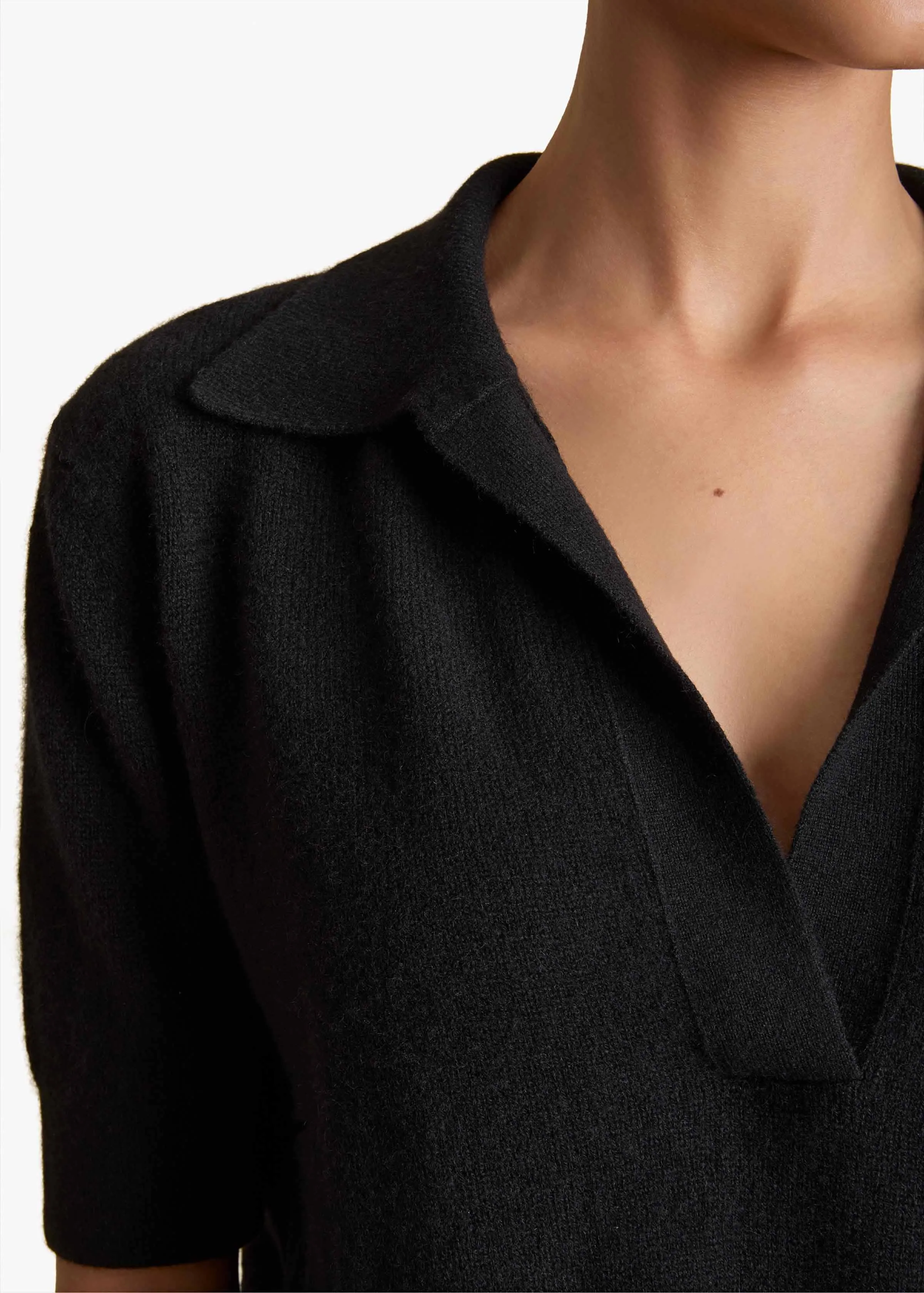 Shrunken Jo Sweater in Black