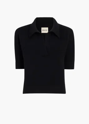 Shrunken Jo Sweater in Black