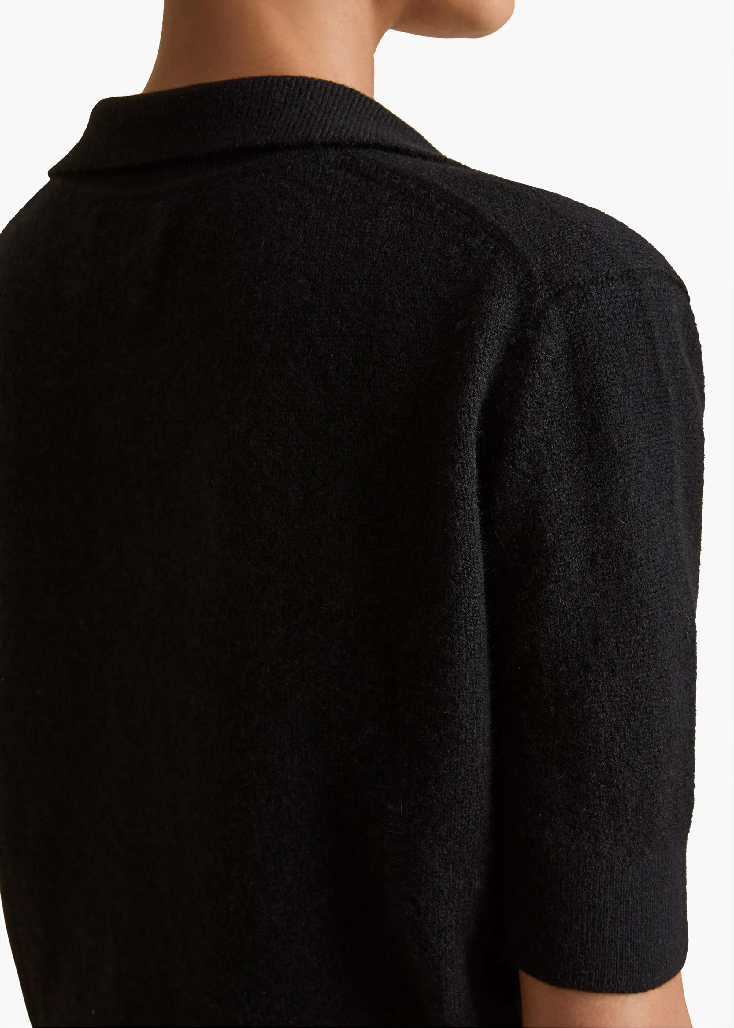Shrunken Jo Sweater in Black