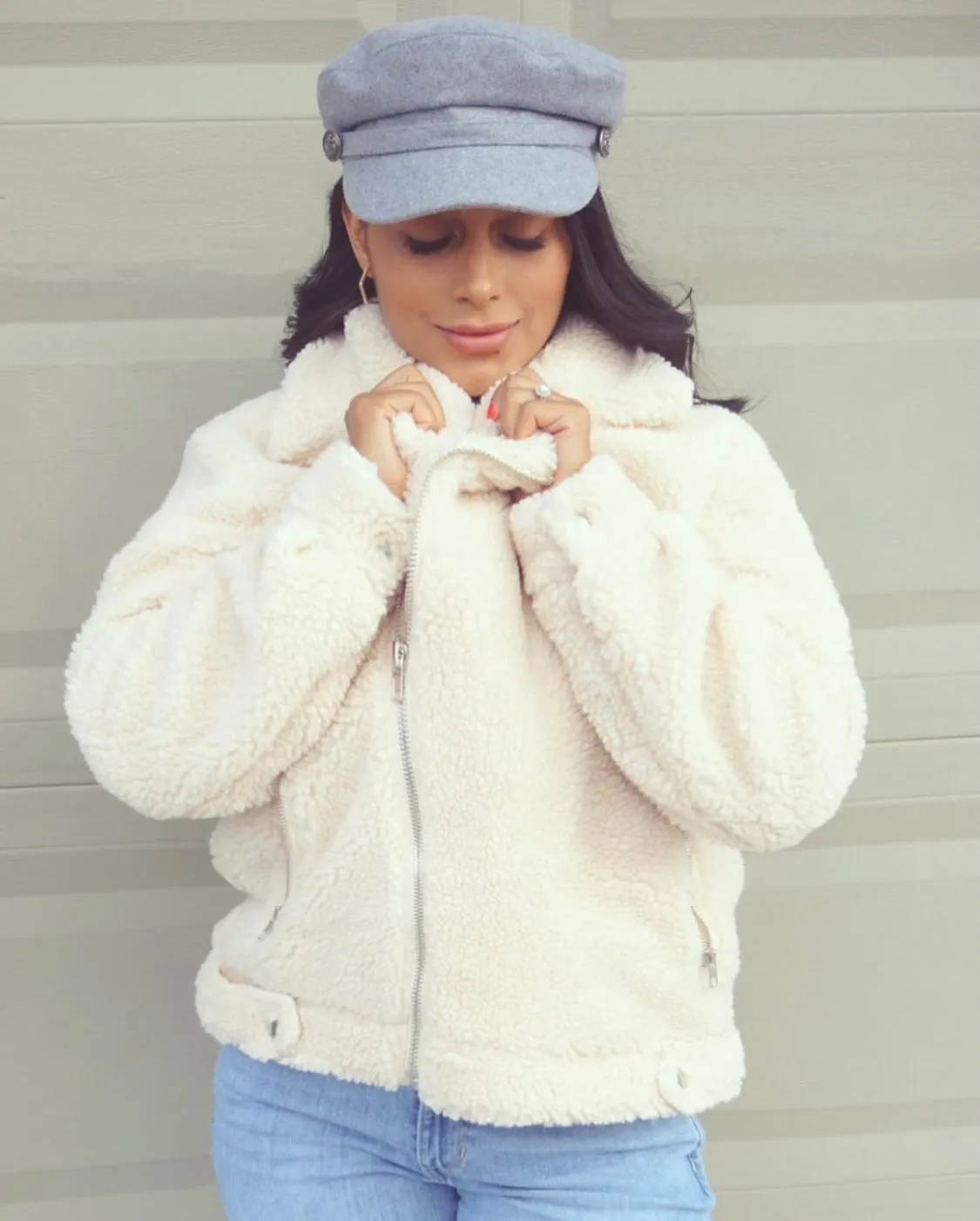 Sierra Cream Teddy Jacket