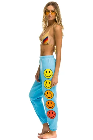SMILEY SUNSET SWEATPANTS - SKY