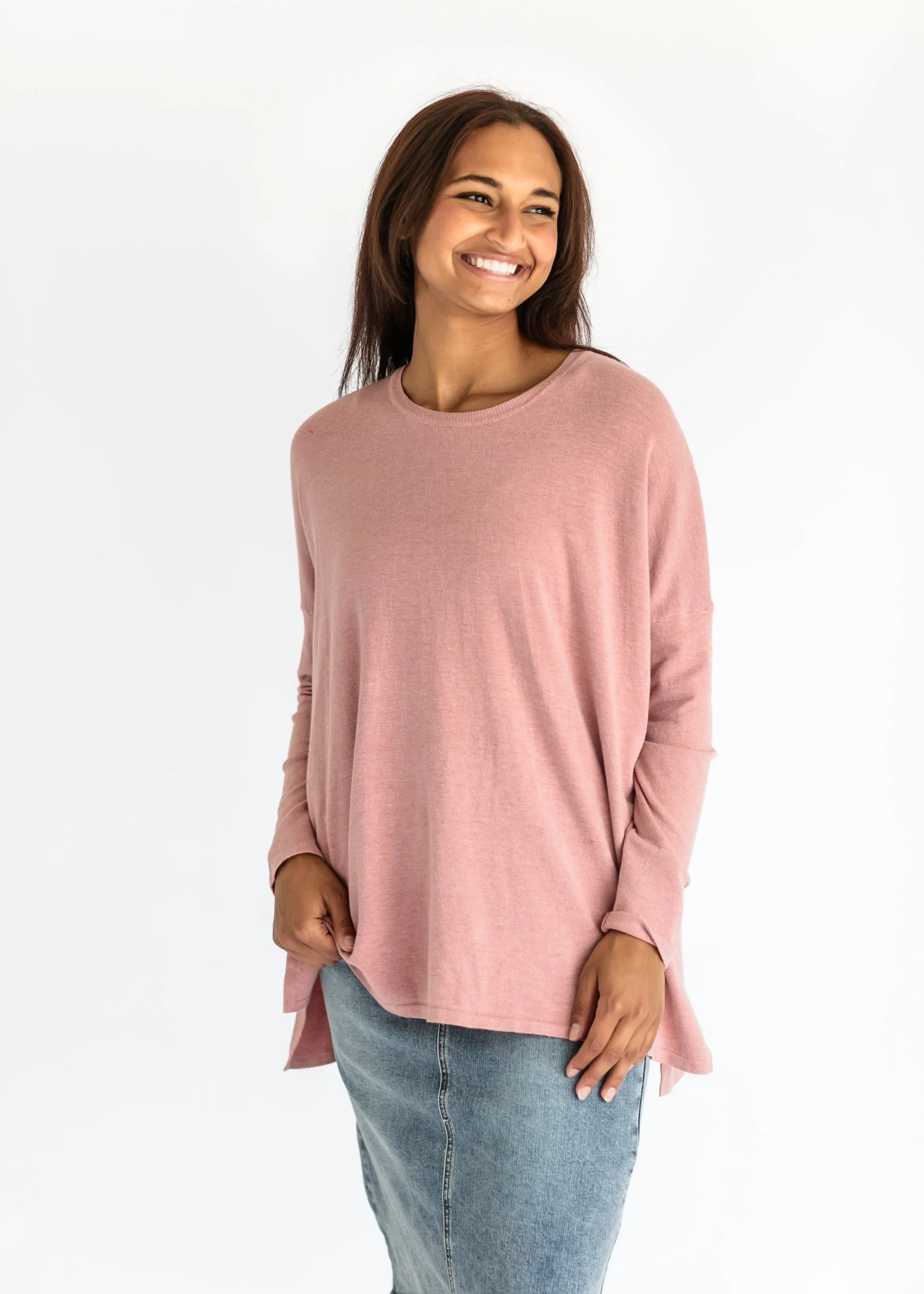 Soft Touch Drop Shoulder Sweater