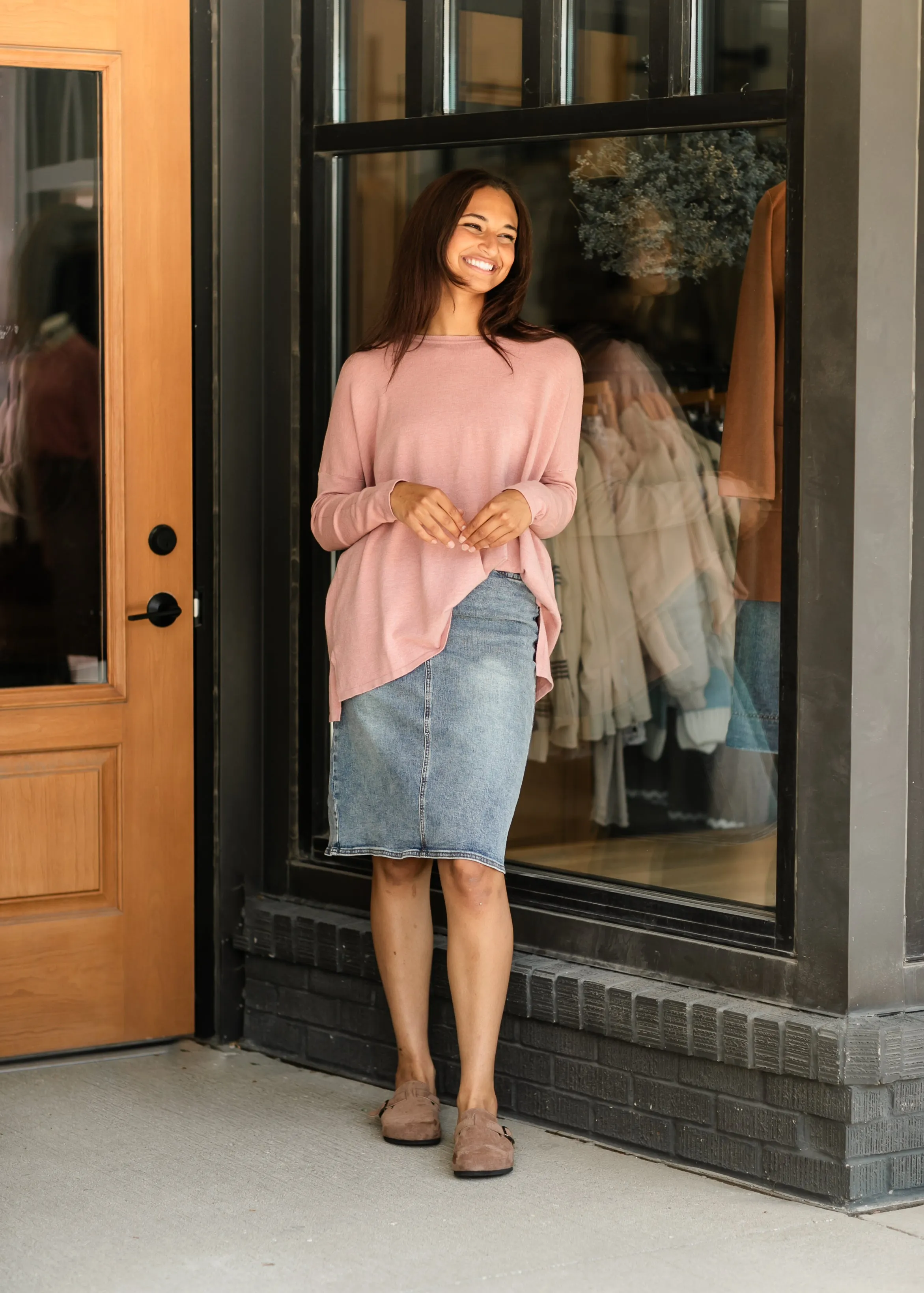 Soft Touch Drop Shoulder Sweater