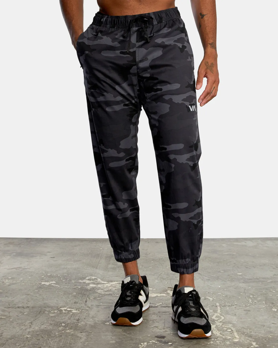 Spectrum Cuffed Track Pants - Camo