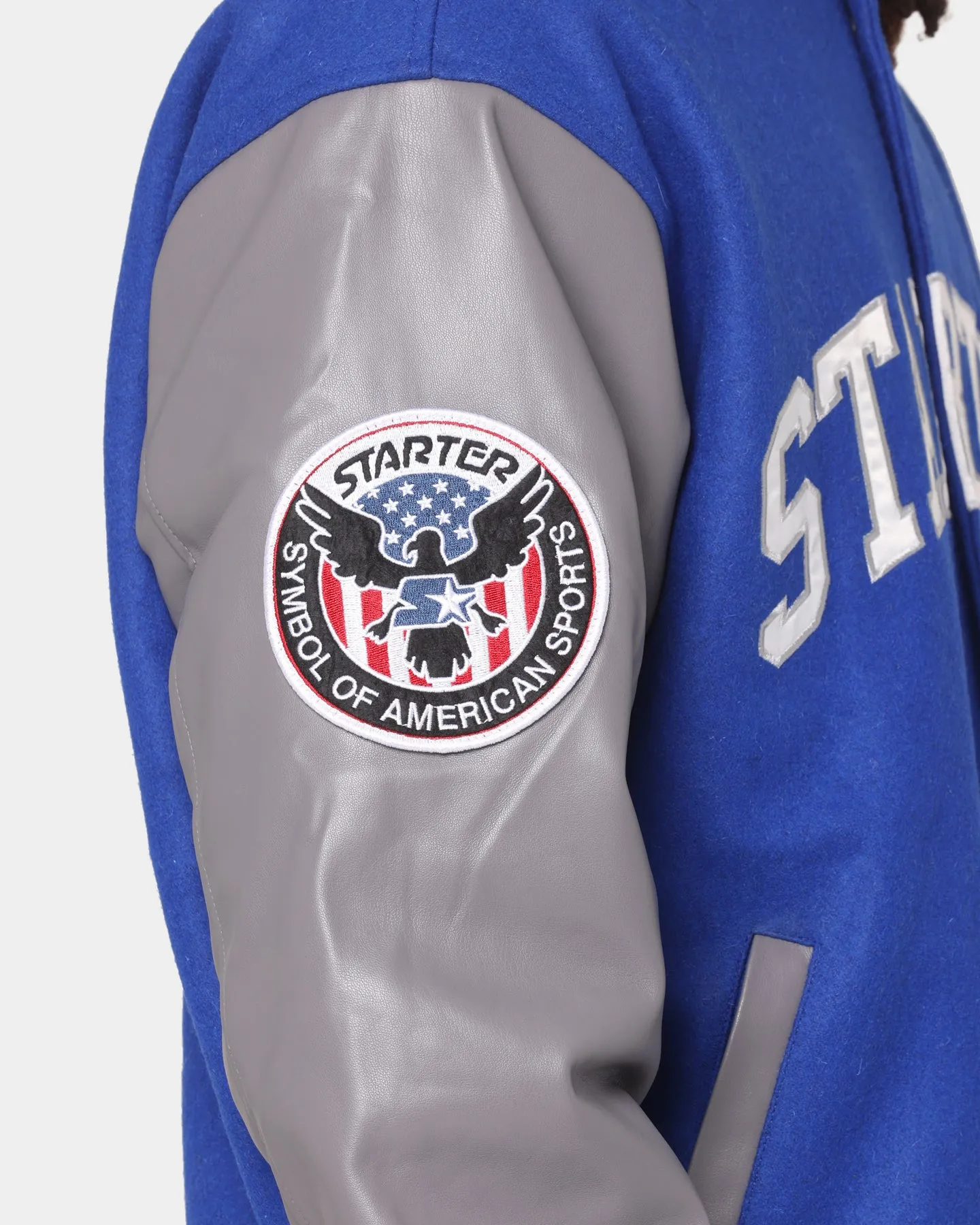 Starter Arch Varsity Jacket Blue