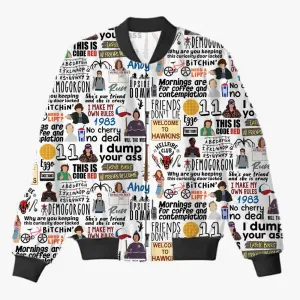 Stranger Things AOP Bomber Jacket