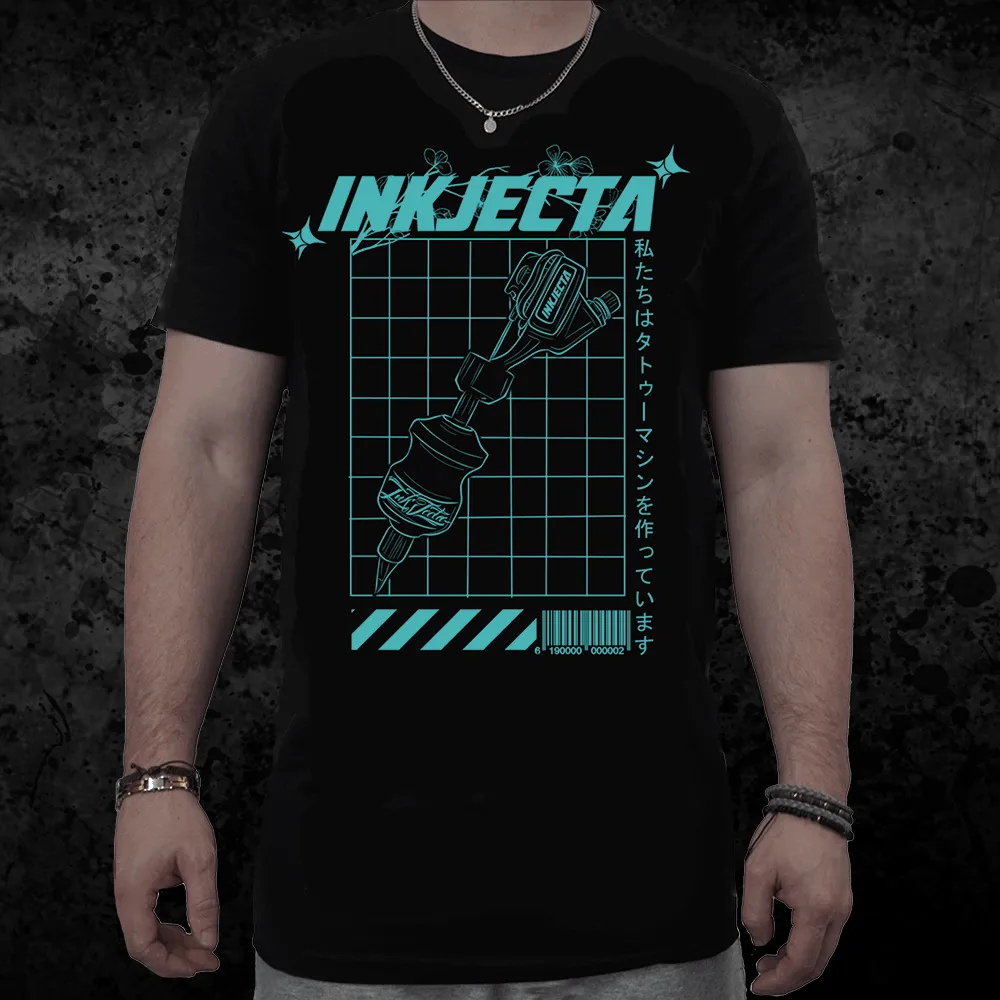 T-Shirts Teal Nano Kanji