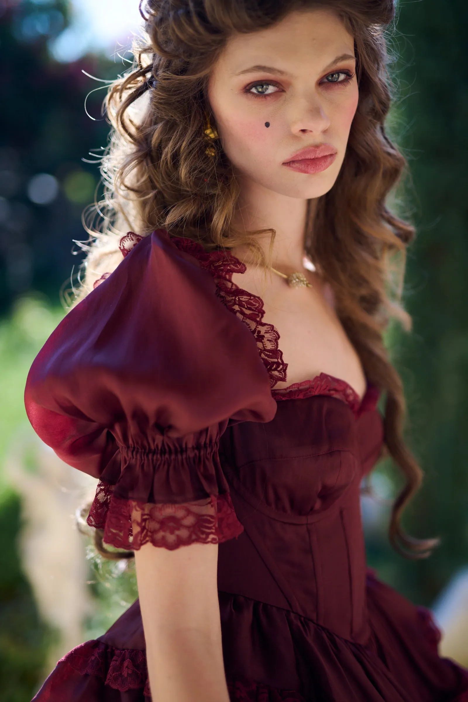 The Bordeaux Cecile Dress