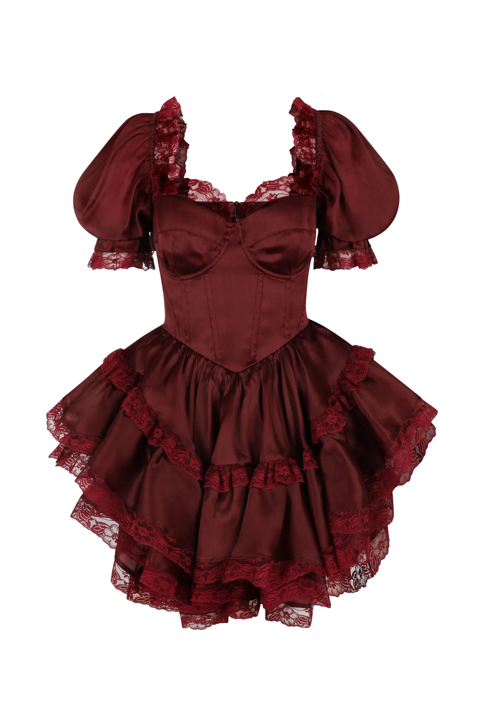 The Bordeaux Cecile Dress
