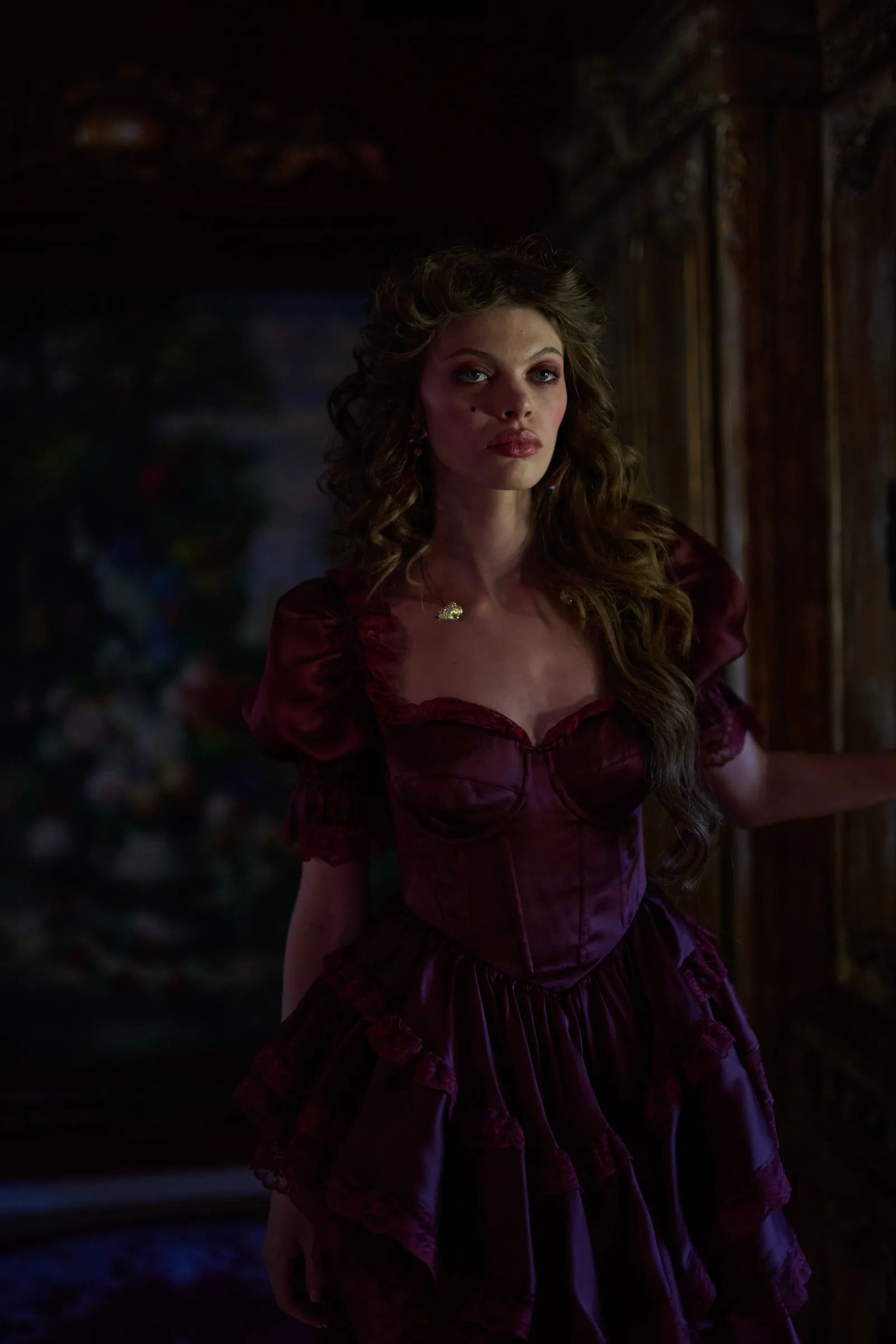 The Bordeaux Cecile Dress