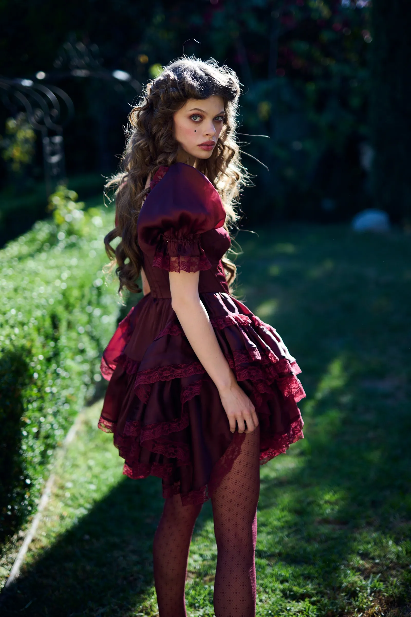 The Bordeaux Cecile Dress