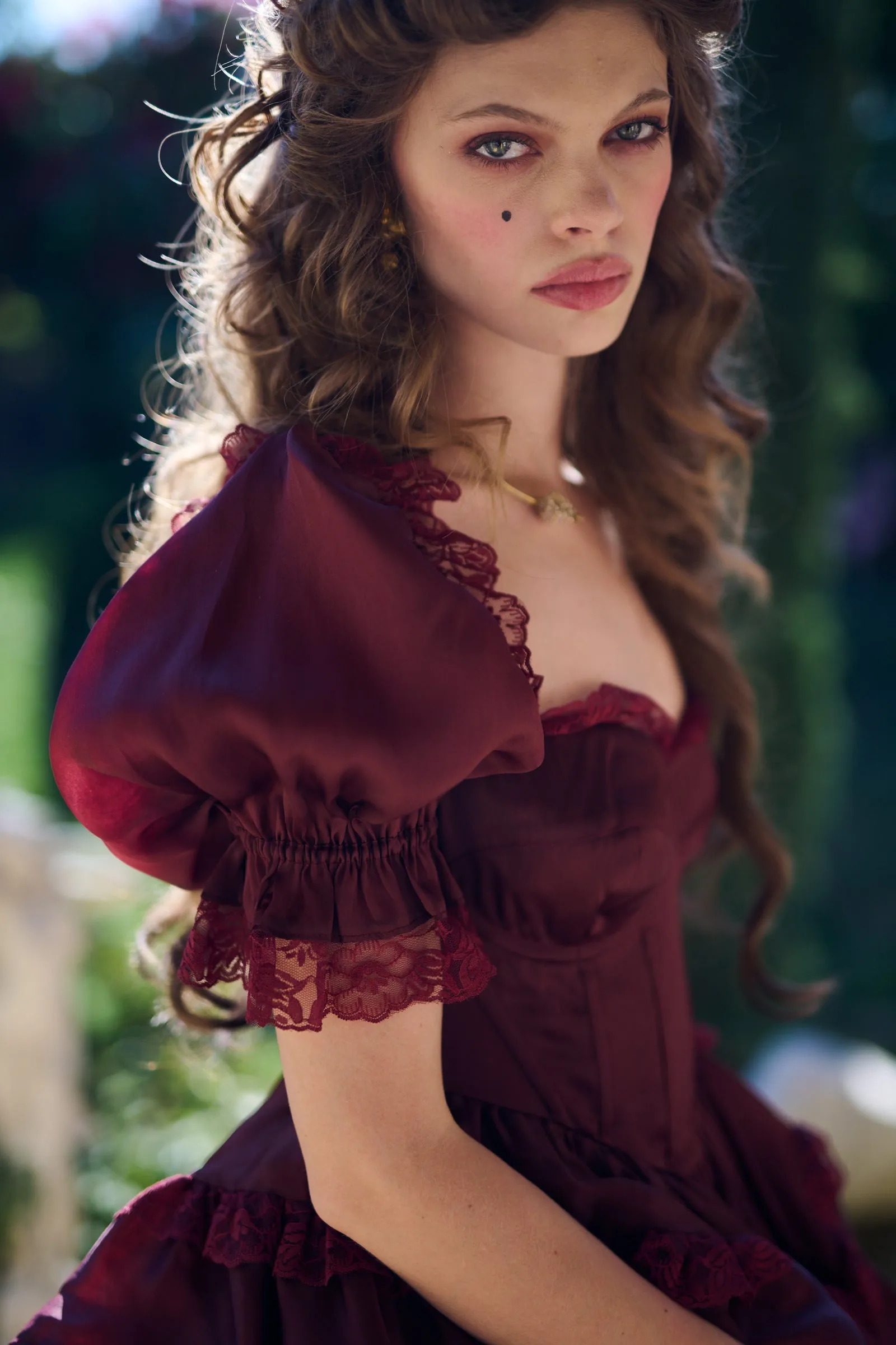 The Bordeaux Cecile Dress