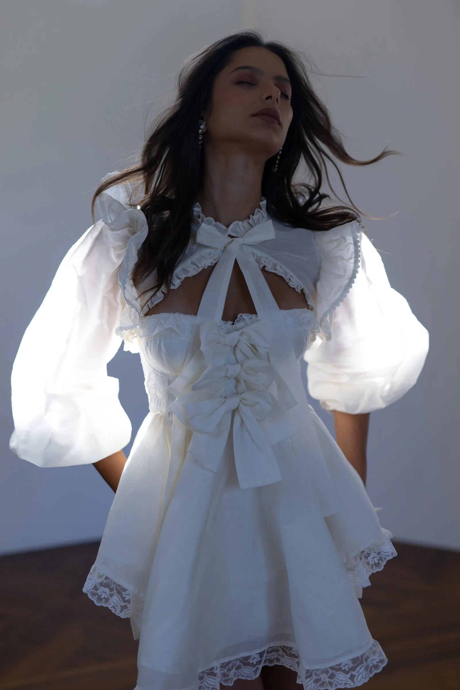 The Ivory Organdy Cake Shop Dress