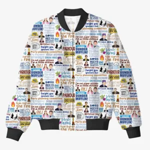 The Office AOP Bomber Jacket