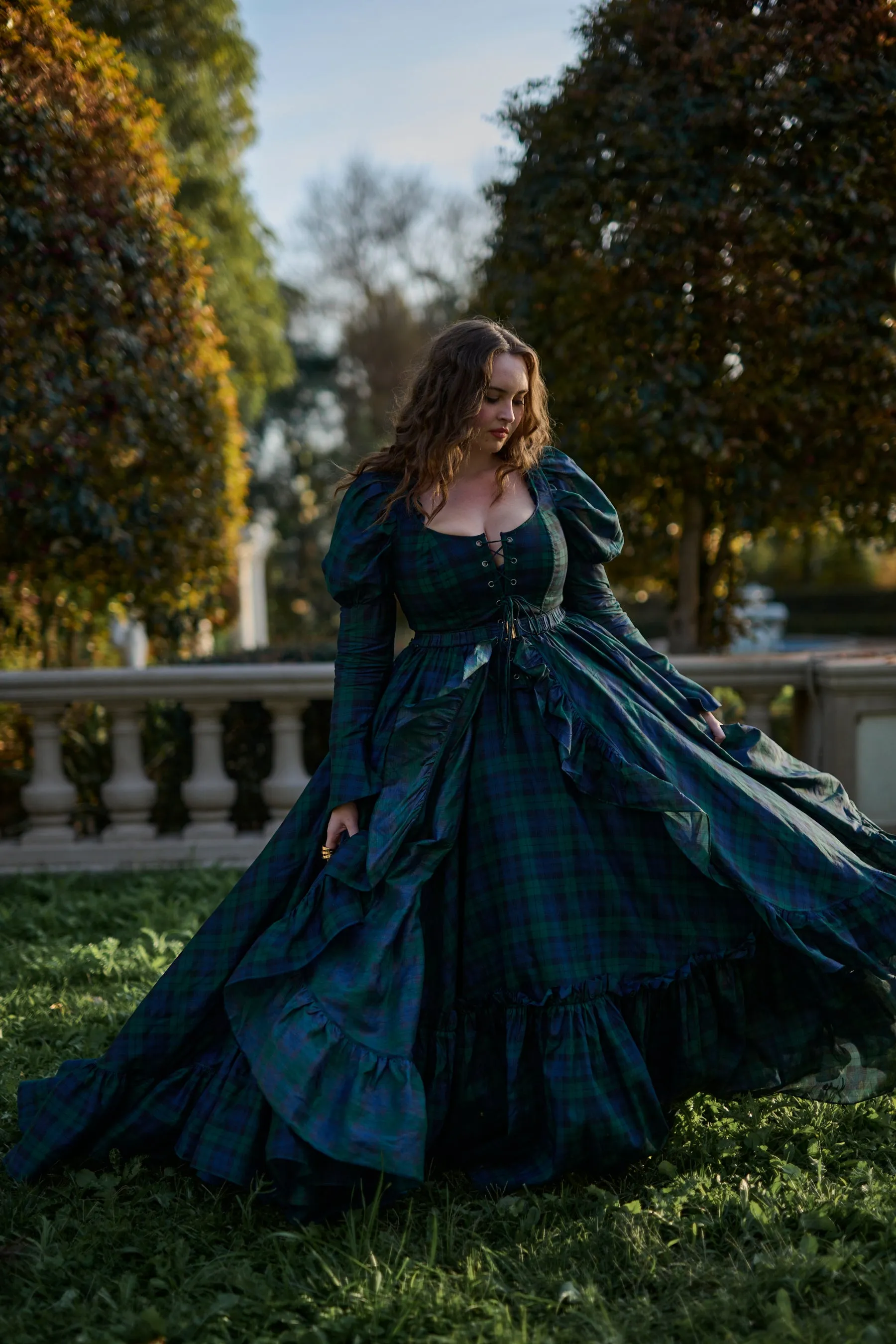 The Scotland Plaid Astronomers Gown