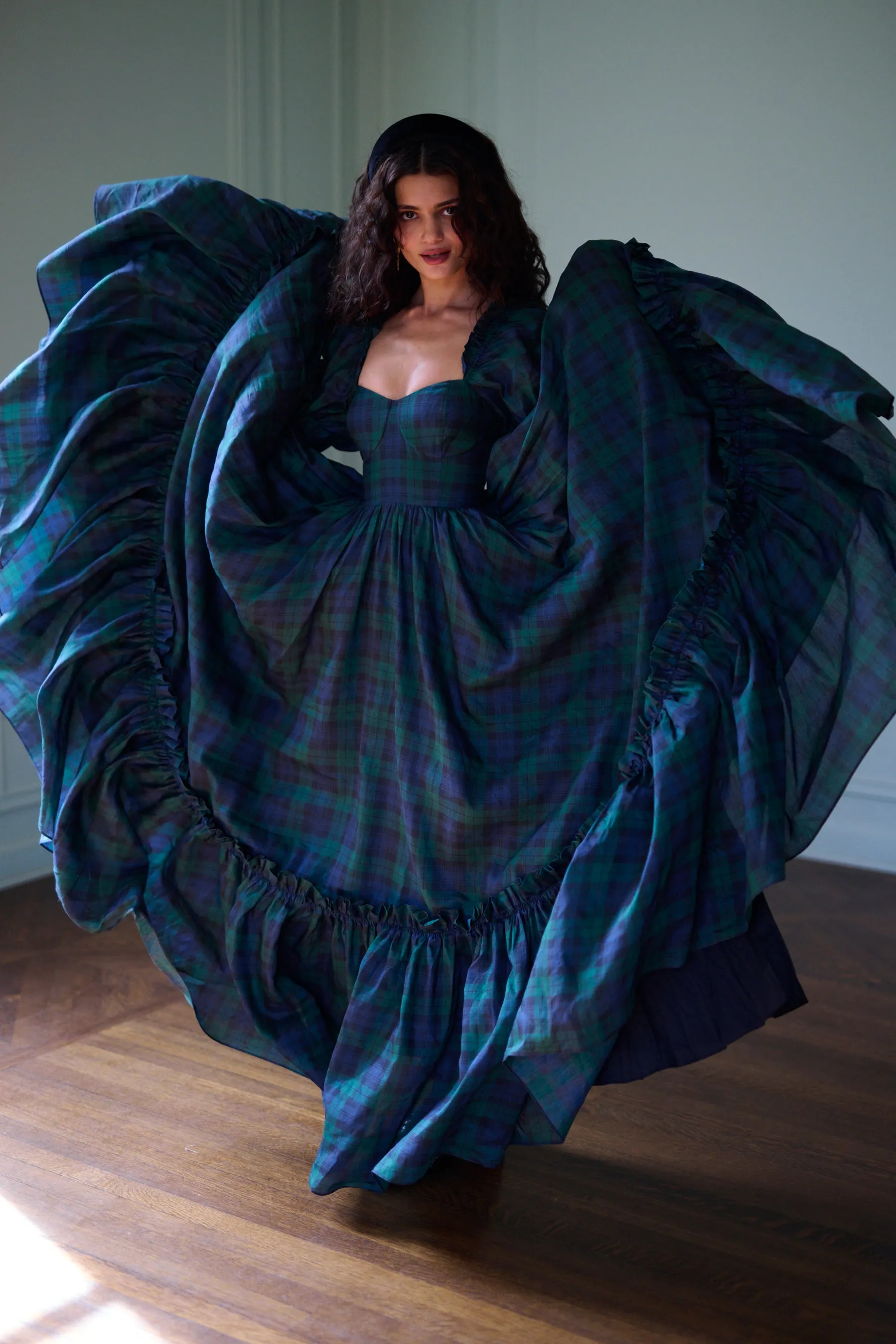 The Scotland Plaid Astronomers Gown