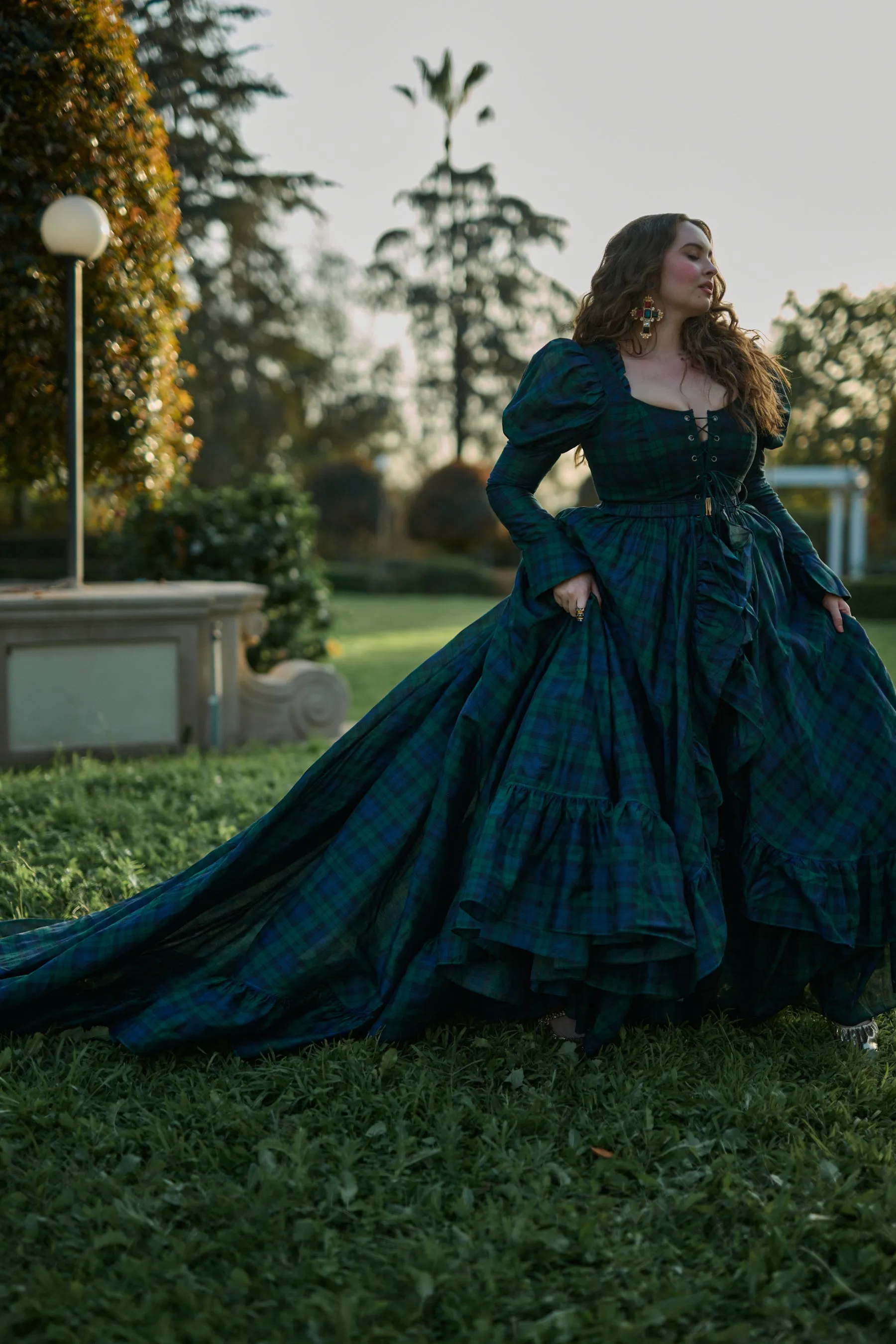 The Scotland Plaid Astronomers Gown