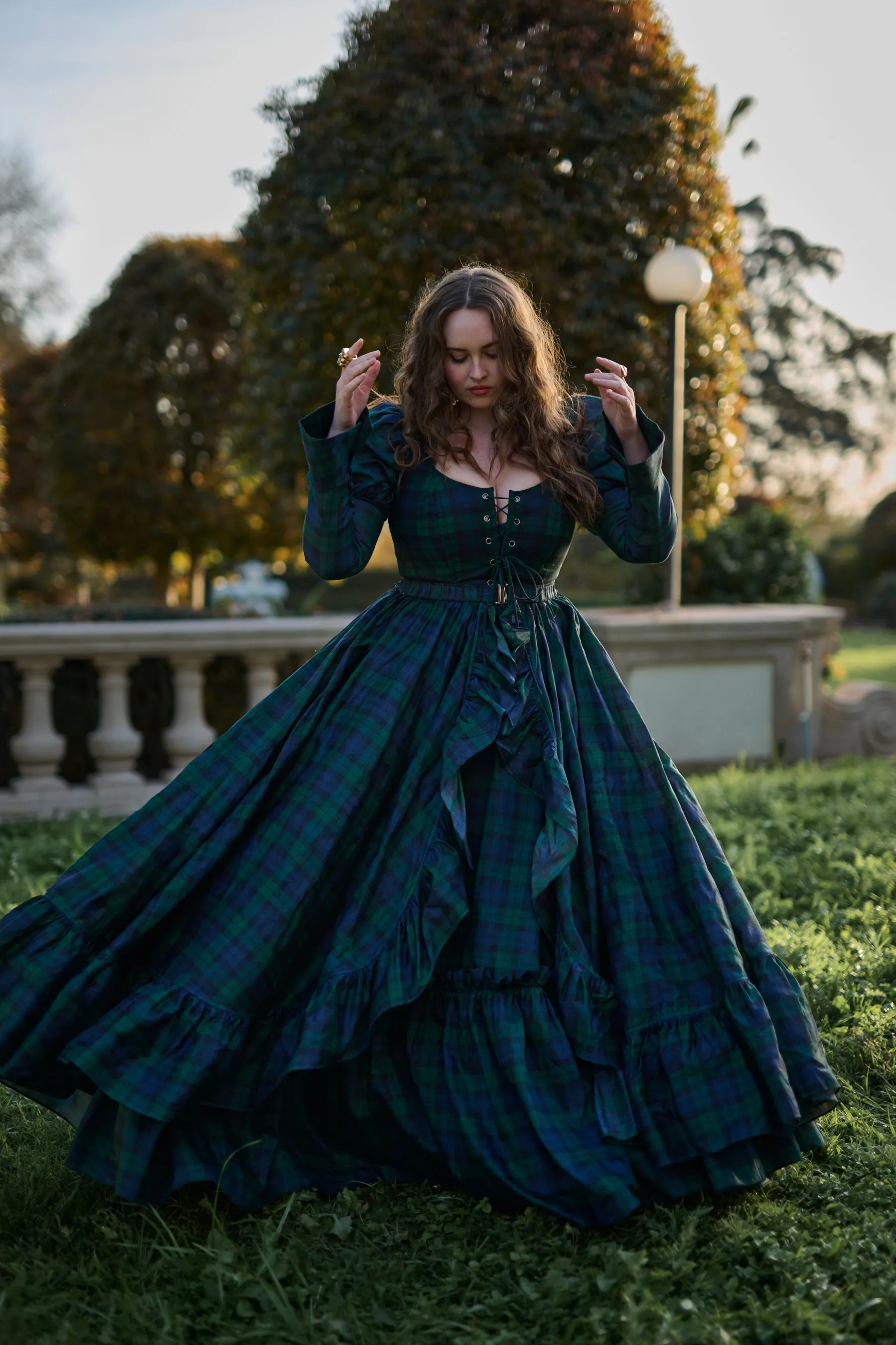 The Scotland Plaid Astronomers Gown