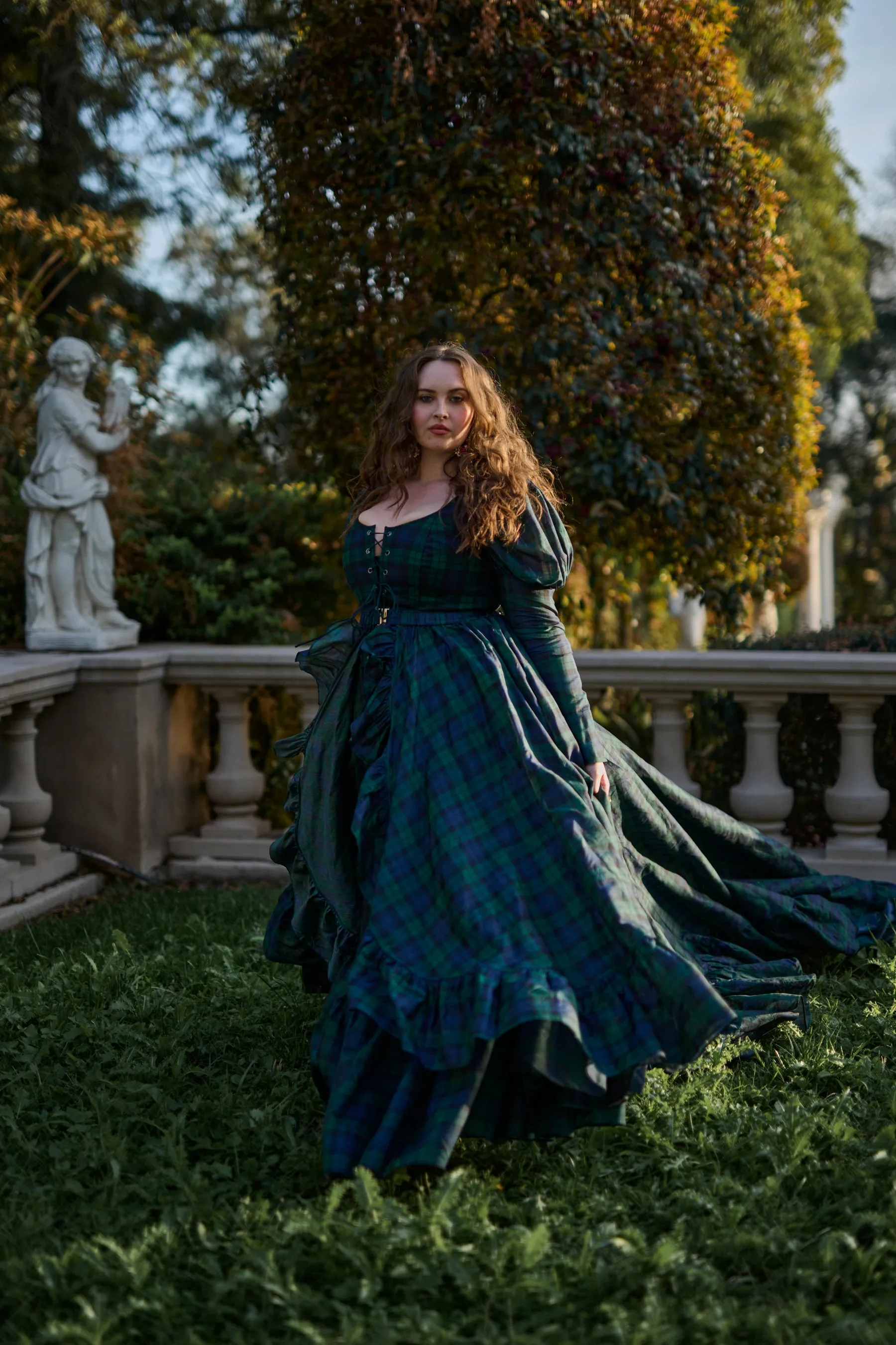 The Scotland Plaid Astronomers Gown