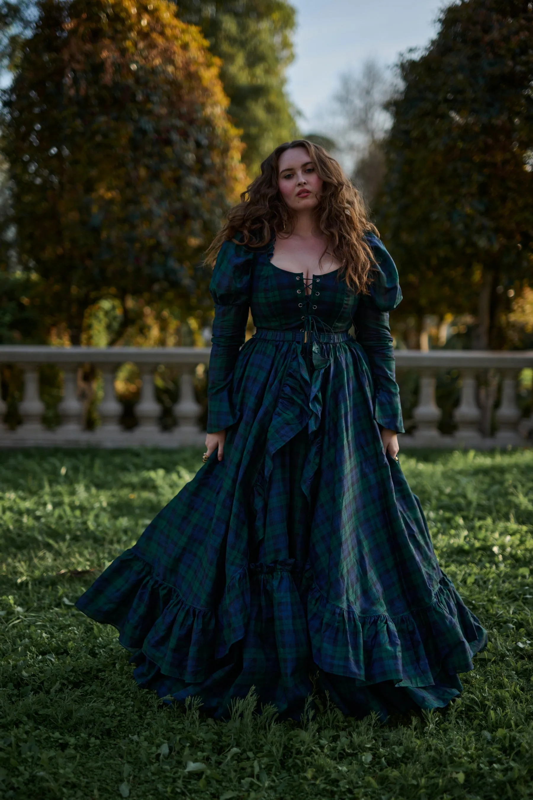 The Scotland Plaid Astronomers Gown