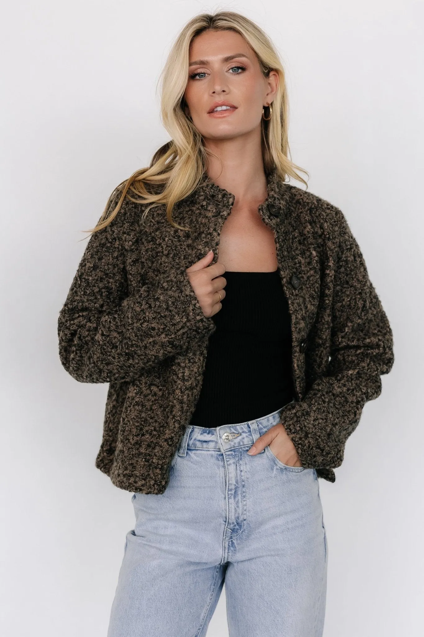 Tilly Jacket | Brown   Black