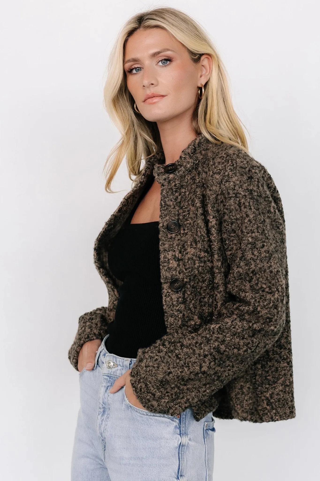 Tilly Jacket | Brown   Black