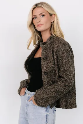 Tilly Jacket | Brown   Black