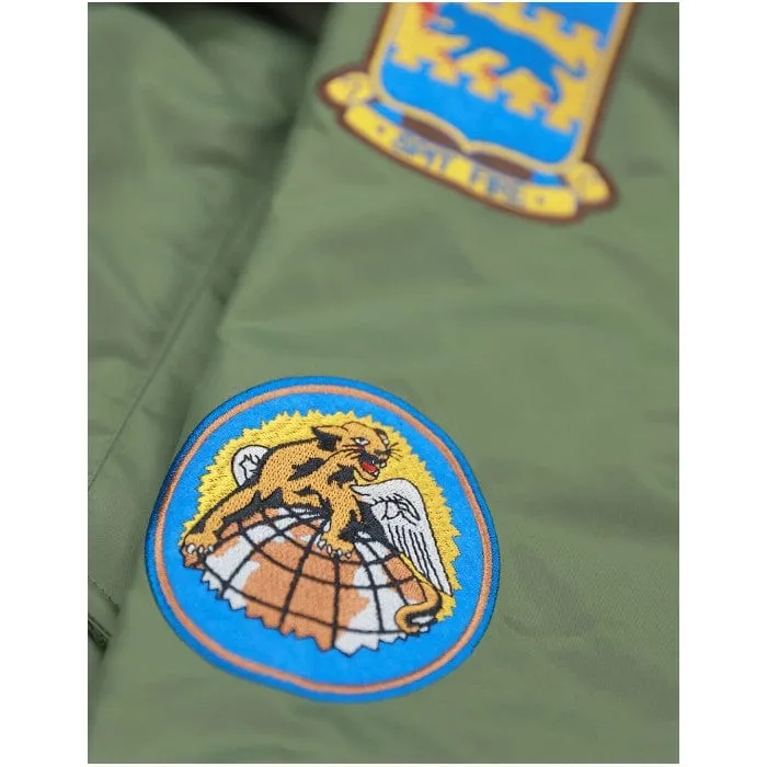 Tuskegee Airmen Squadron Patch Embroidered Bomber Jacket