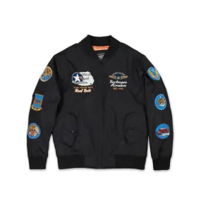 Tuskegee Airmen Squadron Patch Embroidered Bomber Jacket