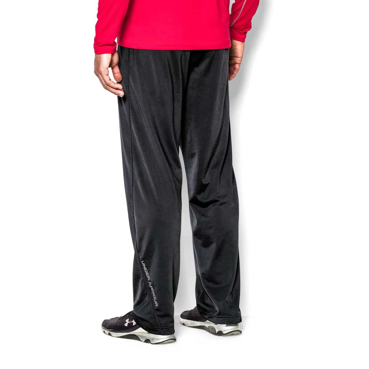 Under Armour Men's Black Relentless Straight Leg Warm-Up Pants