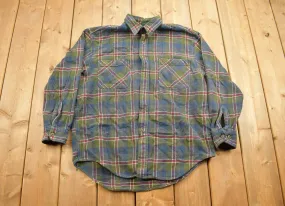 Vintage 1990s St Johns Bay Plaid Flannel Button Up Shirt Vintage 1990s St Johns Bay Plaid Flannel Button Up Shirt