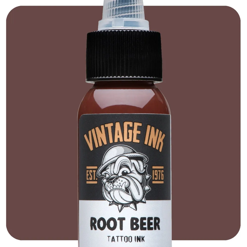 Vintage Ink Set of 18 — 1oz Bottles — Eternal Tattoo Ink