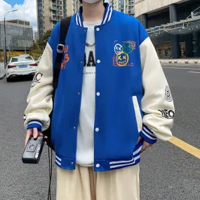 Wiaofellas  -  New Casual Spring Autumn Men's Cotton Bomber Jacket Hip Hop Streetwear Youth Baseball Uniform Coat Outdoor Slim Top Clothes