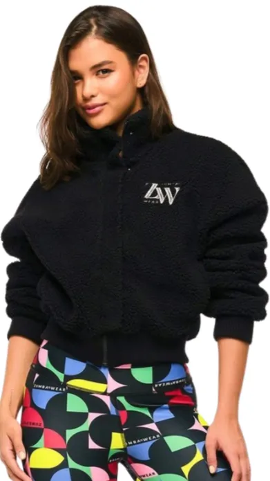 Zumba Haus High Neck Sherpa Jacket (Special Order)