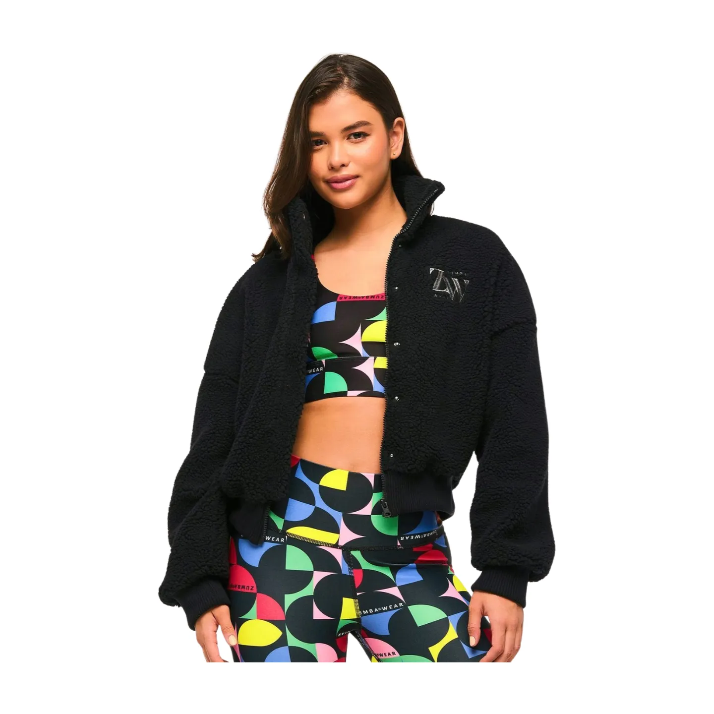 Zumba Haus High Neck Sherpa Jacket (Special Order)