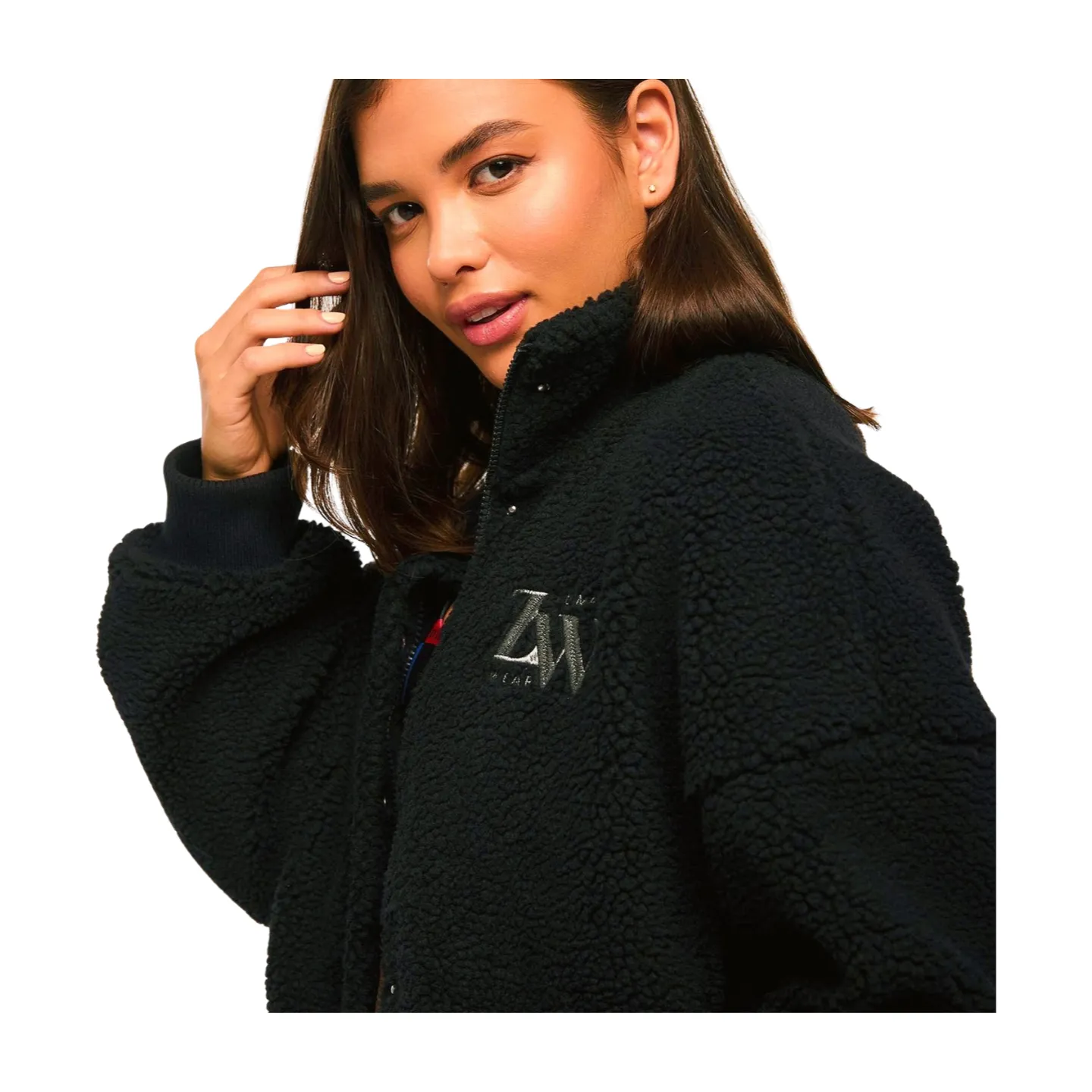 Zumba Haus High Neck Sherpa Jacket (Special Order)