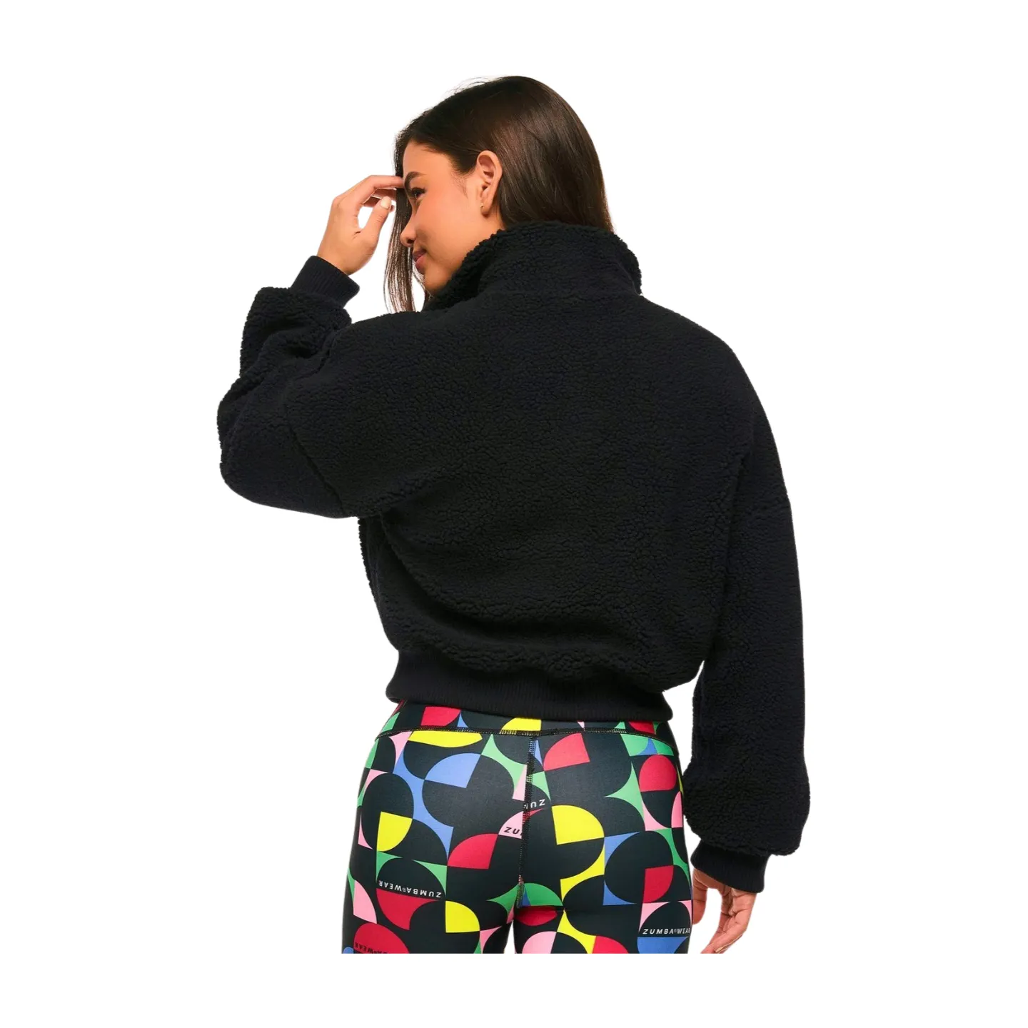 Zumba Haus High Neck Sherpa Jacket (Special Order)
